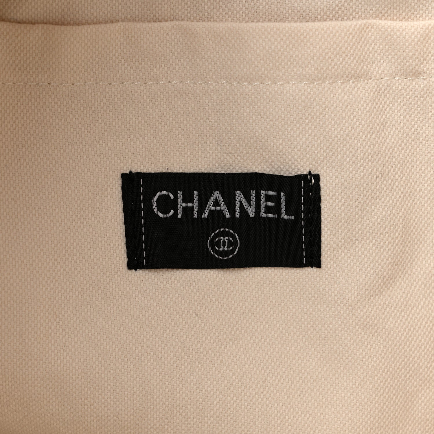 Chanel Terry Cotton CC Beach Tote Towel Set Ivory 7 of 10