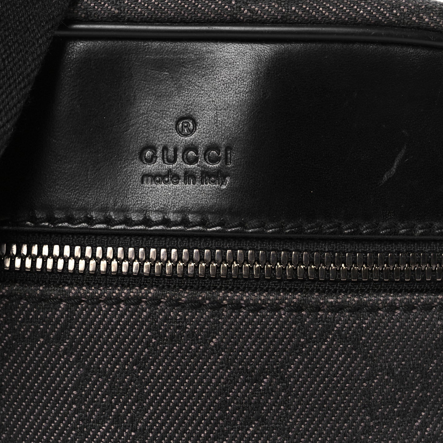 GG Monogram Crossbody Bag Black