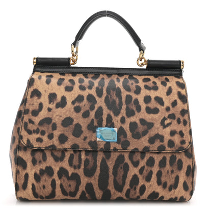 Dolce & Gabbana DOLCE &amp; GABBANA Leo Crepe Medium Miss Sicily Satchel Naturale 1 of 11