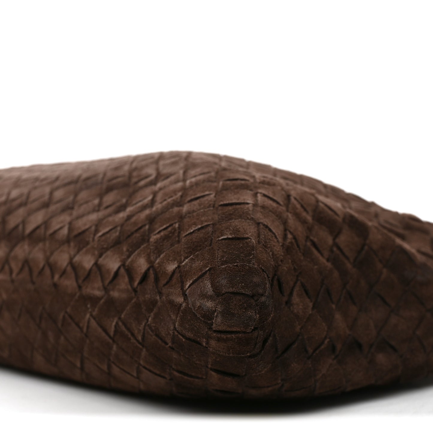 Suede Intrecciato Small Hop Fondant