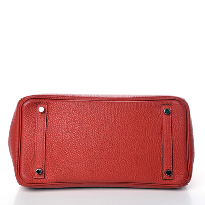 Hermes Togo Birkin 30 Rouge Casaque 5 of 19