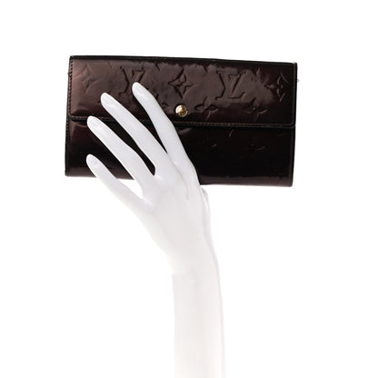 Louis Vuitton Vernis Sarah Wallet Amarante 2 of 11