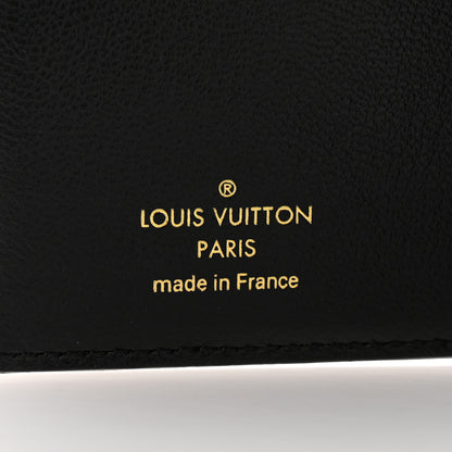 Louis Vuitton Lambskin Embossed Monogram Lou Coussin Wallet Black 6 of 7