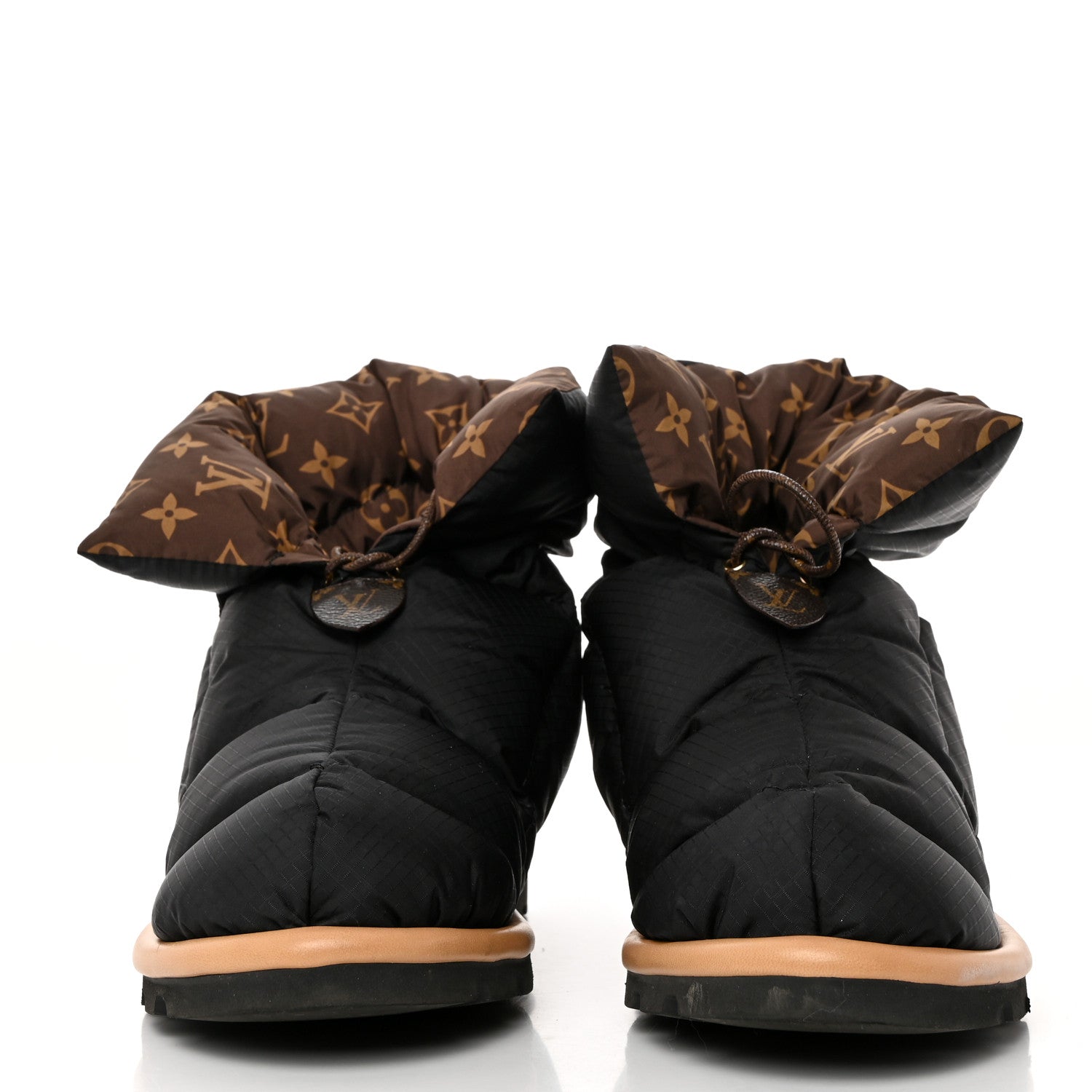 Louis Vuitton Nylon Monogram Pillow Comfort Ankle Boot 38 Black 2 of 7