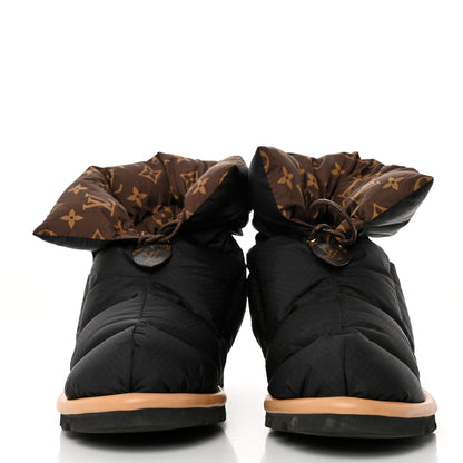 Louis Vuitton Nylon Monogram Pillow Comfort Ankle Boot 38 Black 2 of 7