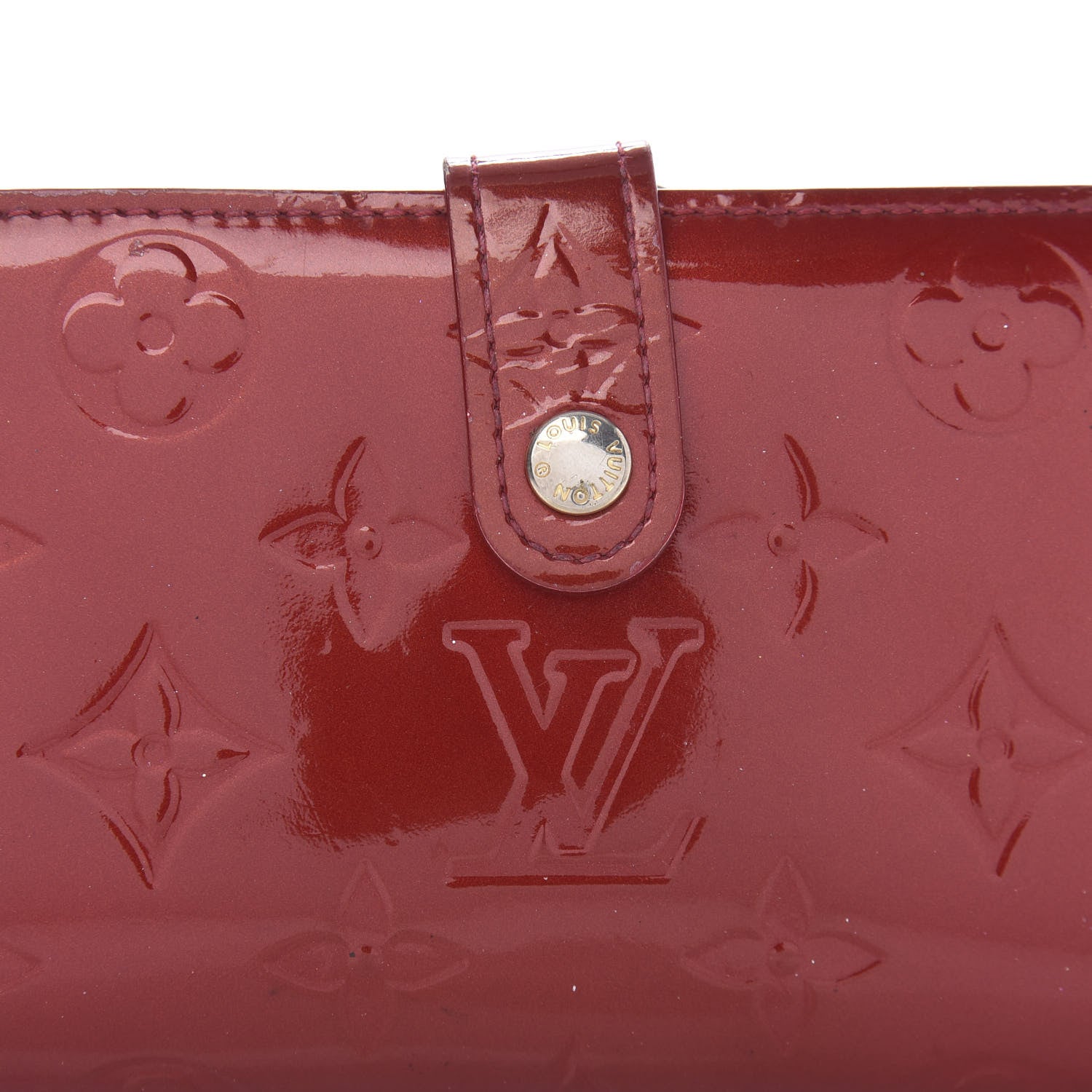 Louis Vuitton Vernis French Purse Wallet Pomme d'Amour 9 of 9