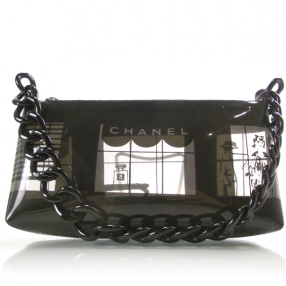 Chanel Vinyl Coco Window Pochette 1 of 8