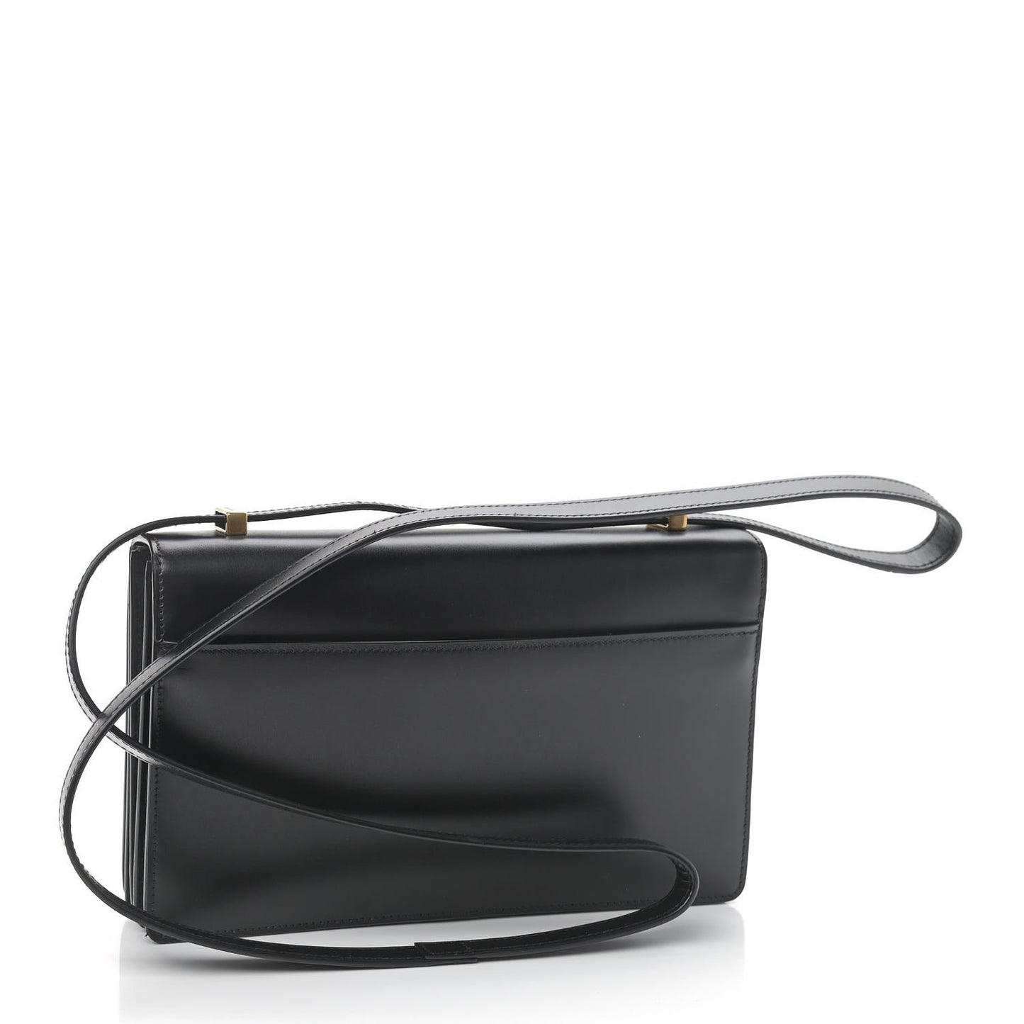 Smooth Calfskin Shoulder Bag Black