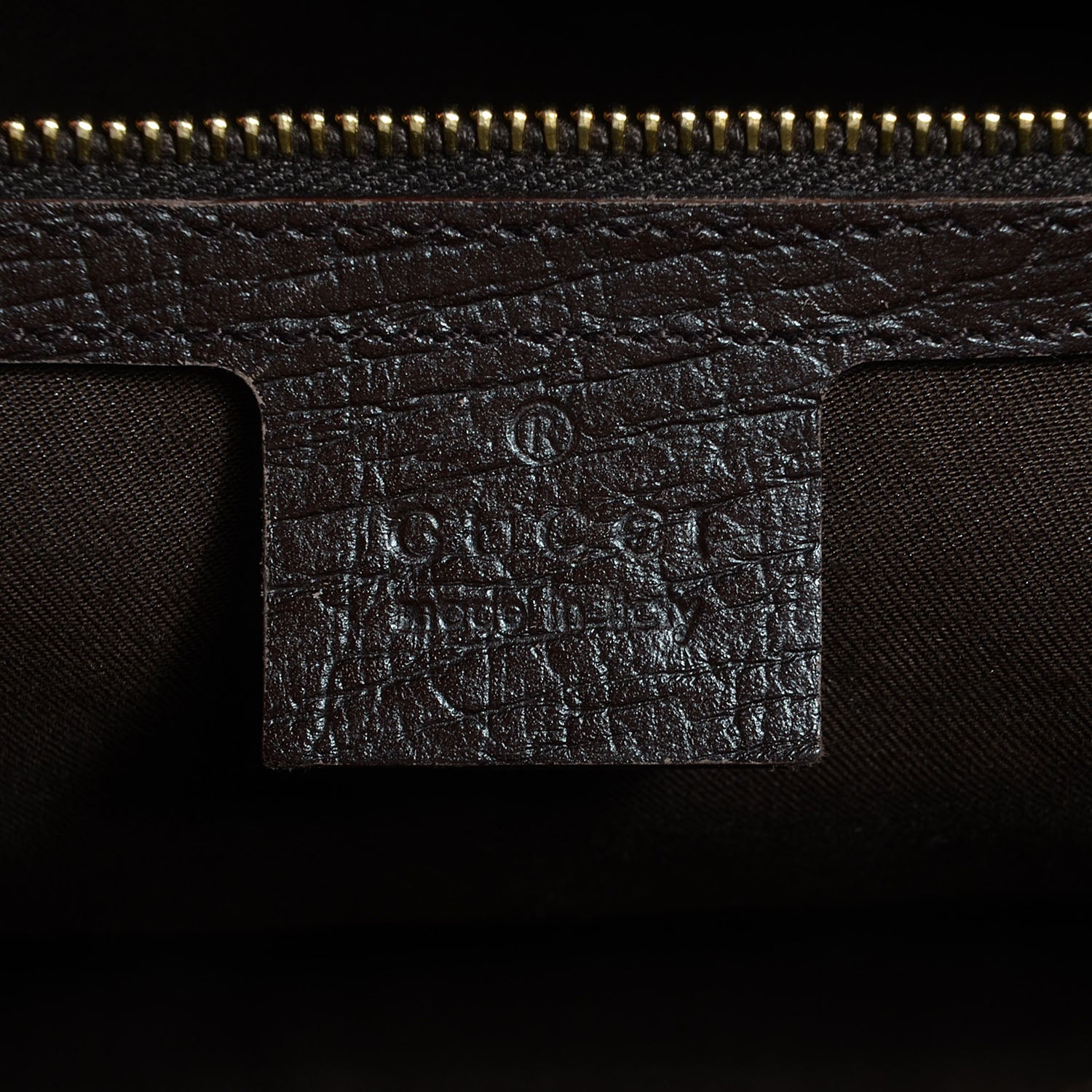 Gucci Monogram Web Junco Shoulder Bag Dark Brown 6 of 7