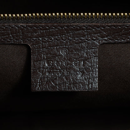Gucci Monogram Web Junco Shoulder Bag Dark Brown 6 of 7