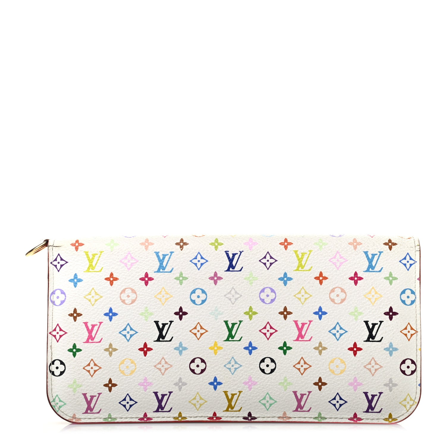 Louis Vuitton Monogram Multicolor Insolite Wallet White Litchi 1 of 7