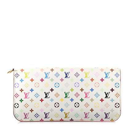 Louis Vuitton Monogram Multicolor Insolite Wallet White Litchi 1 of 7