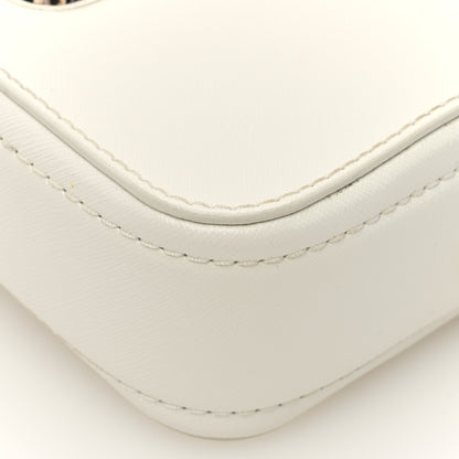 Marc Jacobs Saffiano Small Snapshot Camera Bag White 10 of 10