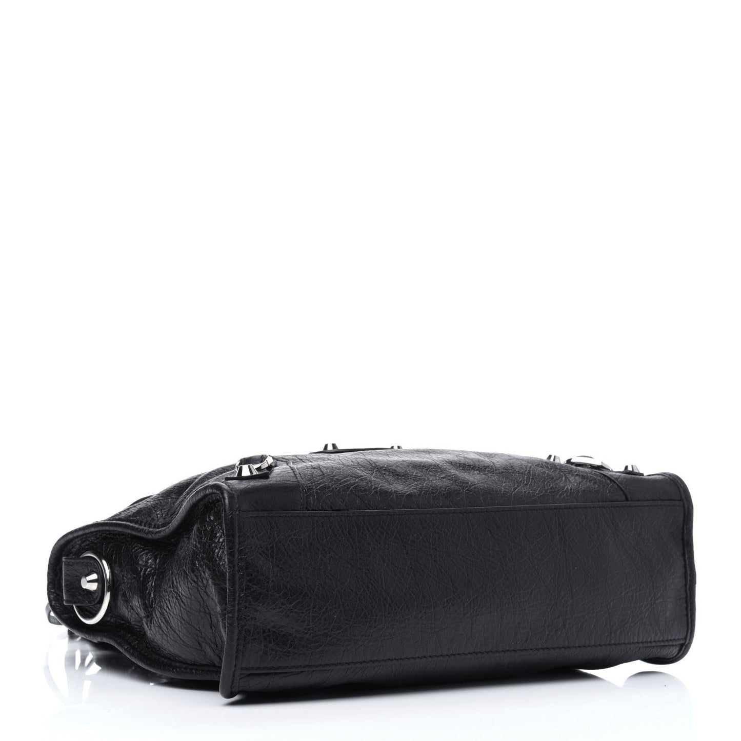 Agneau Classic Silver Hardware S City Black