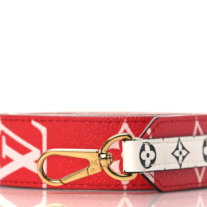 Louis Vuitton Monogram Giant Bandouliere Shoulder Strap Rouge 2 of 5