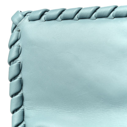Bottega Veneta Nappa Ayers Embroidered Intrecciato Baby Olimpia Shoulder Bag Blue 13 of 13
