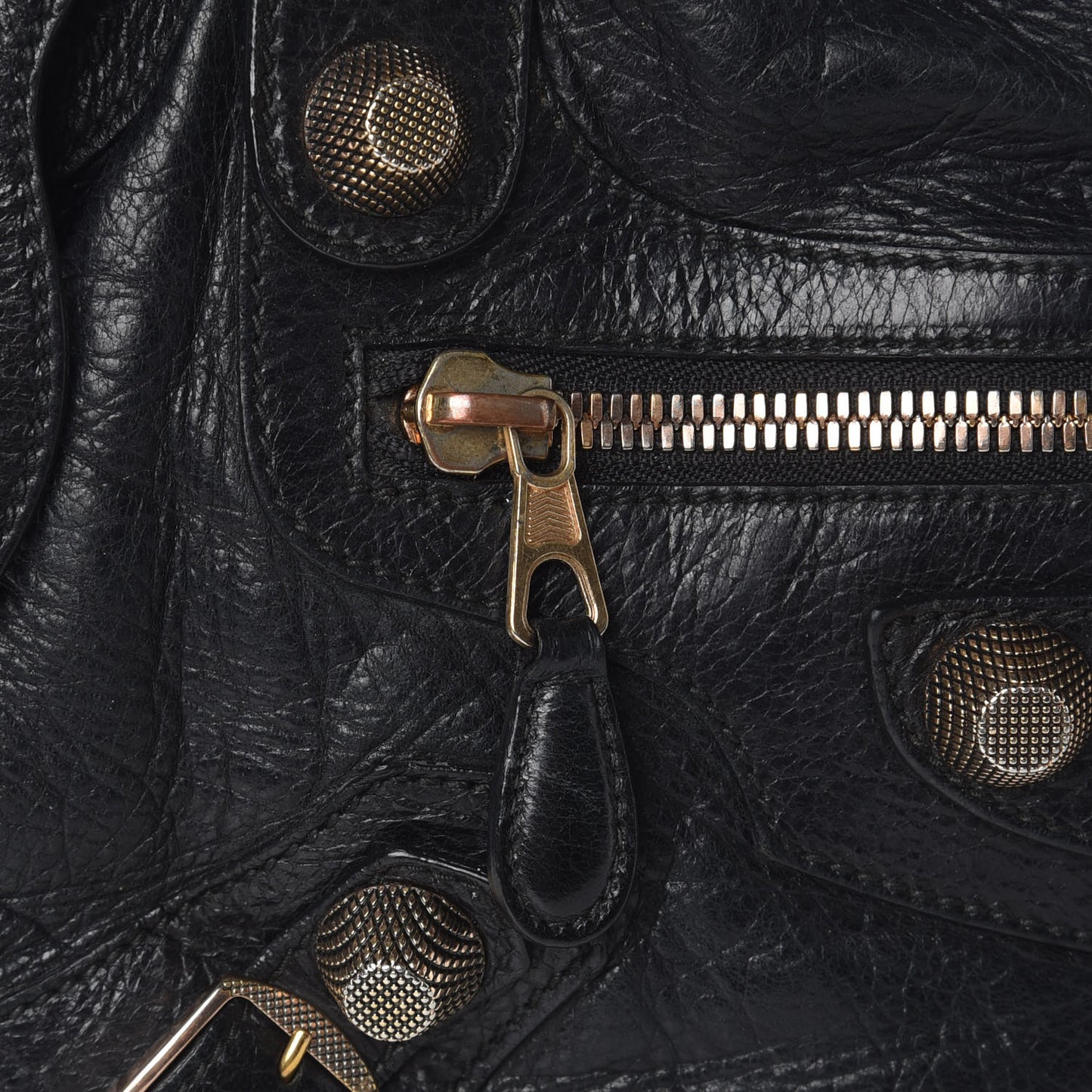 Agneau Giant 21 Rose Gold Hardware City Black