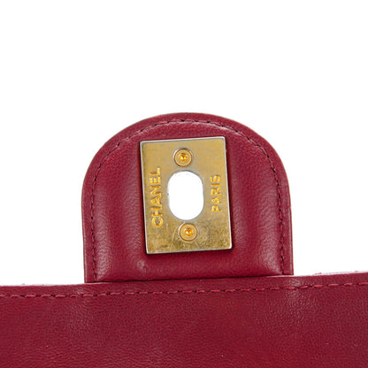 Chanel Lambskin Quilted Medium Crossing Times Flap Red 7 of 11