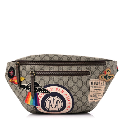Gucci GG Supreme Monogram Courrier Belt Bag Beige New Acero 1 of 12