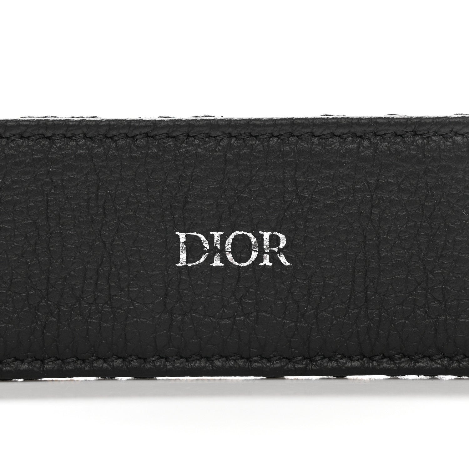 Christian Dior Oblique 35mm Belt 90 36 Beige Black 5 of 7