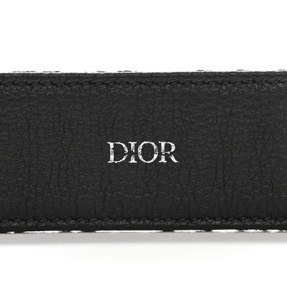 Christian Dior Oblique 35mm Belt 90 36 Beige Black 5 of 7