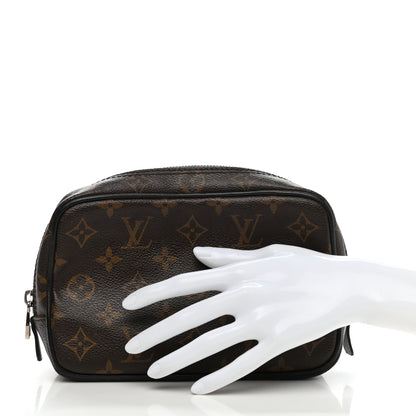 Louis Vuitton Monogram Macassar Toilet Pouch PM 2 of 6