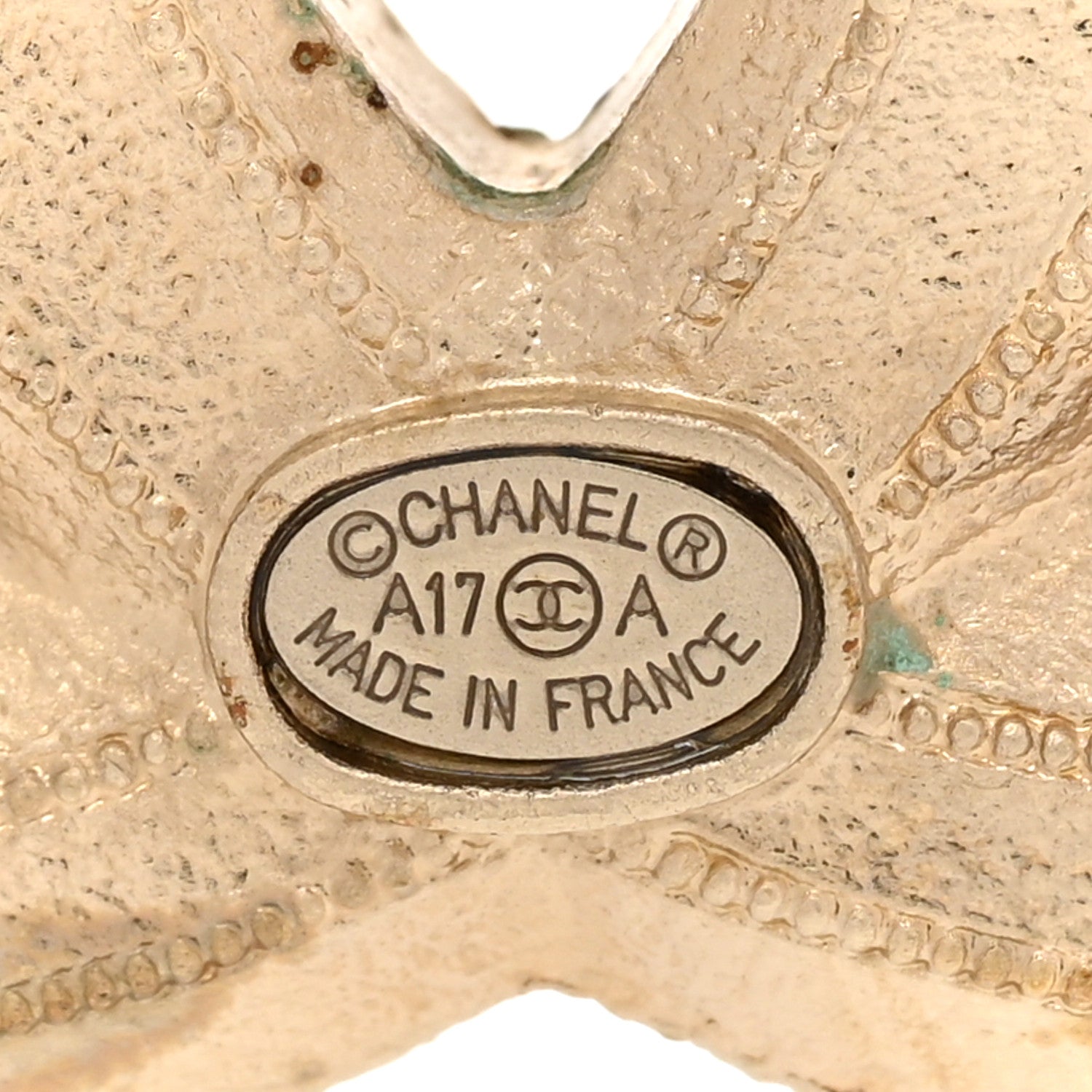 Chanel Pearl CC Brooch Gold 4 of 6