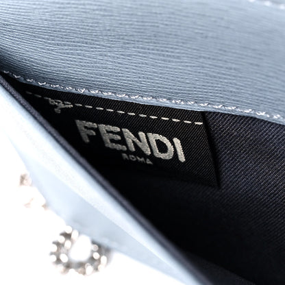 Fendi Vitello Elite Studded Hypnoteyes Tube Wallet On Chain Polvere Multicolor 6 of 17