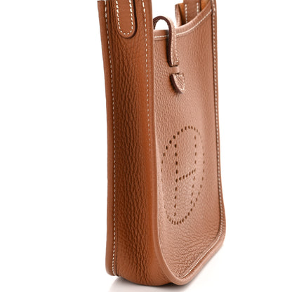 Hermes Taurillon Clemence Evelyne TPM Gold 12 of 12