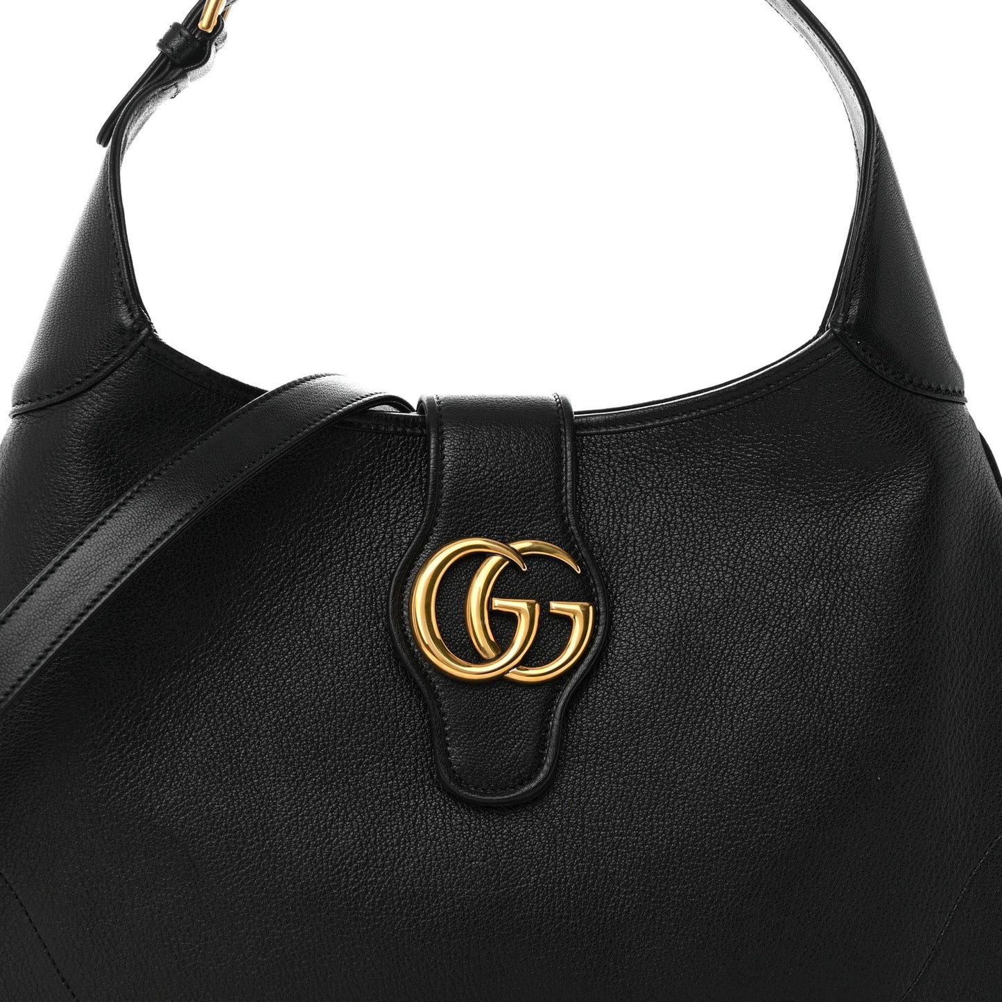 Goatskin Medium Aphrodite Shoulder Bag Black