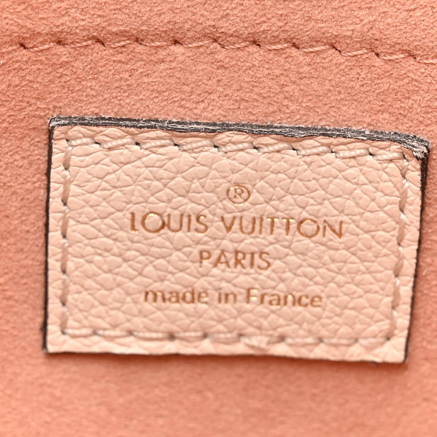 Grained Calfskin Lockme Tender Quartz Rose Trianon
