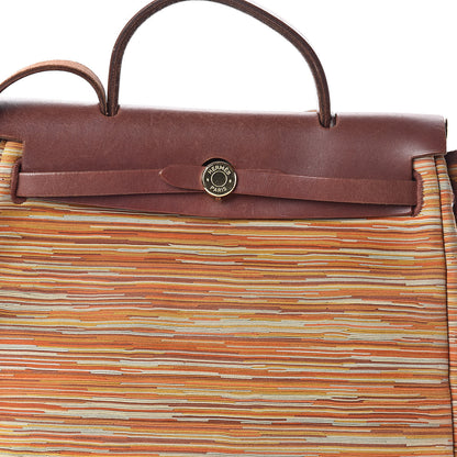 Hermes Barenia Vibrato Herbag 30 PM Orange 6 of 10
