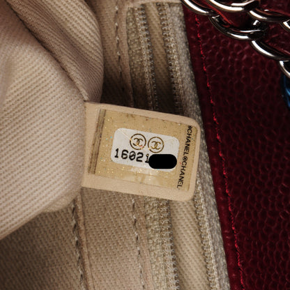 Chanel Caviar Medium Timeless CC Flap Dark Red 7 of 7