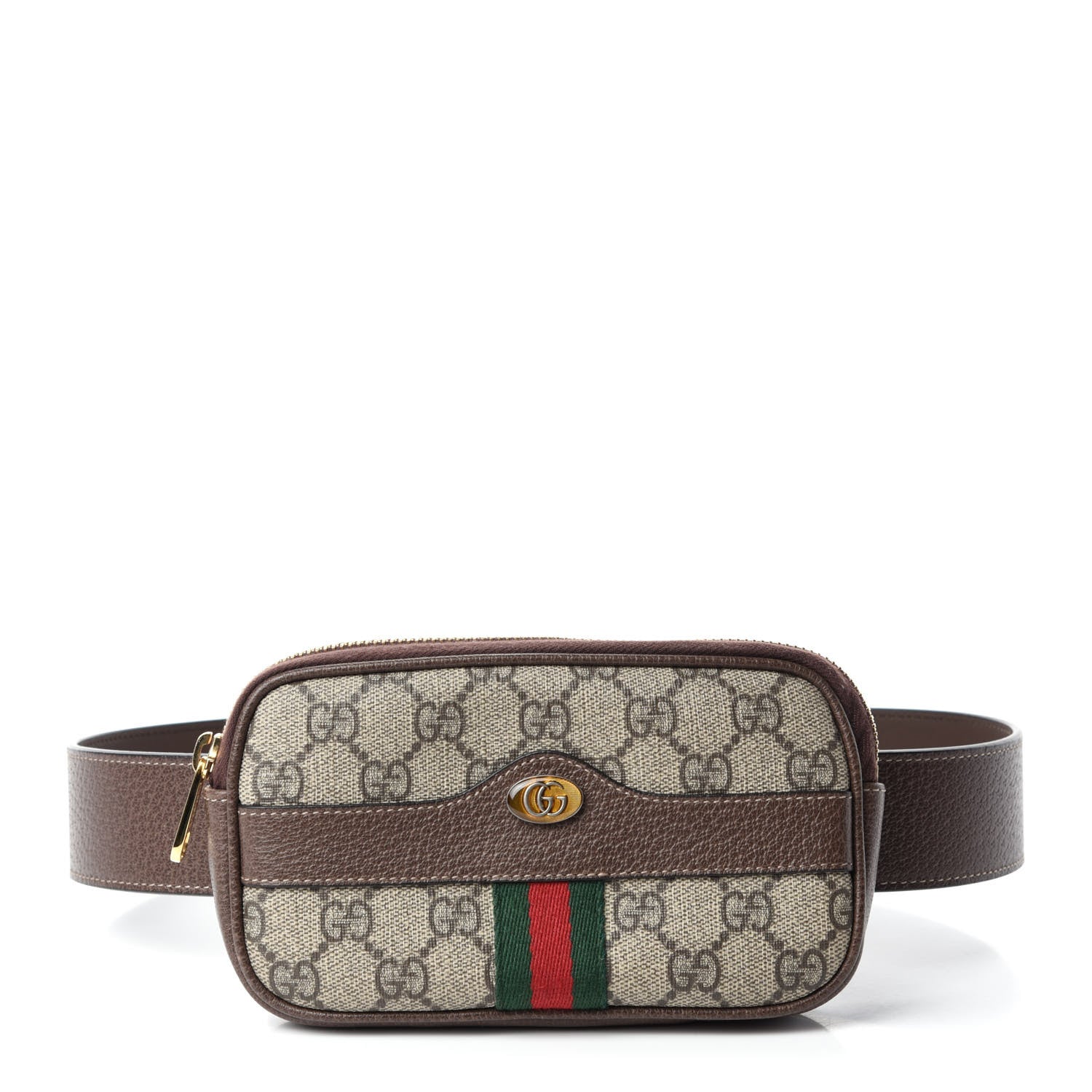 Gucci GG Supreme Monogram Ophidia Belted iPhone Case 75 30 Dark Brown 1 of 11