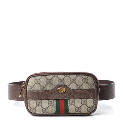 Gucci GG Supreme Monogram Ophidia Belted iPhone Case 75 30 Dark Brown 1 of 11