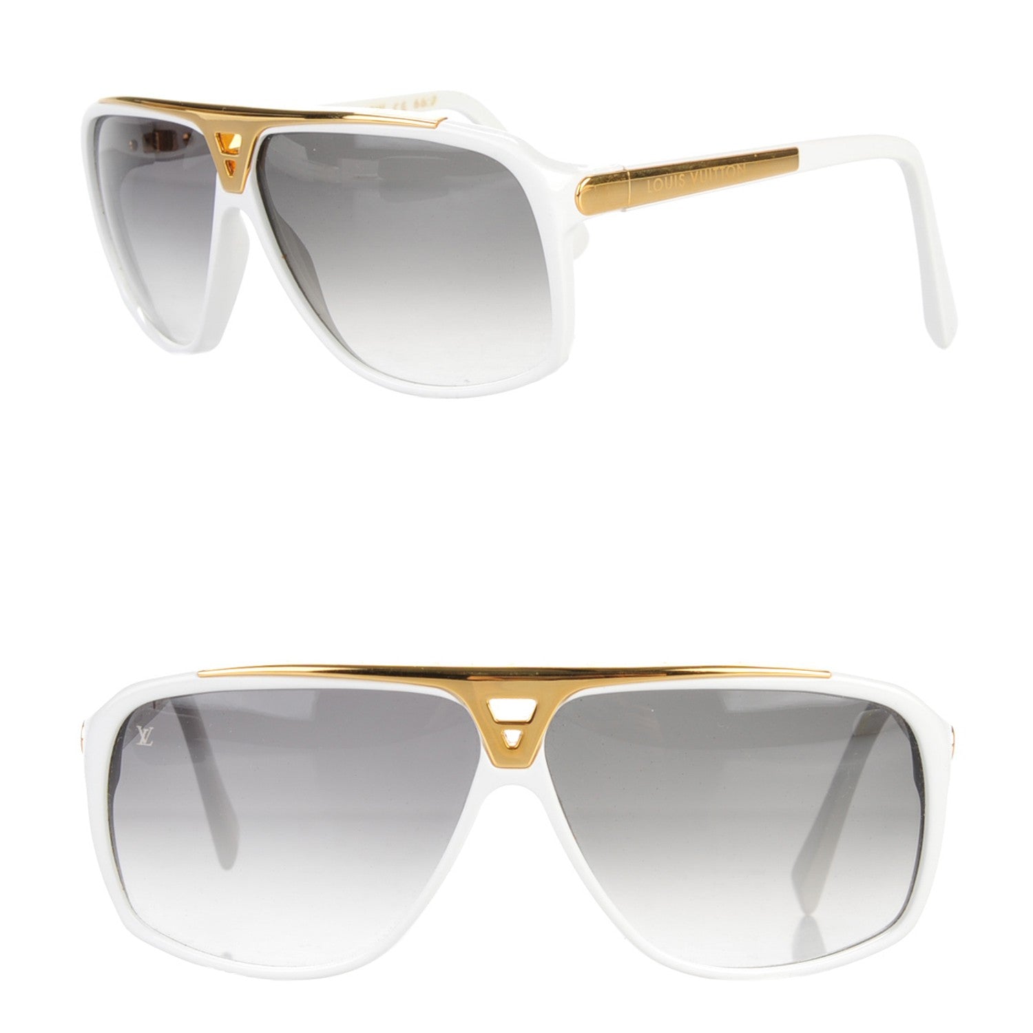 Louis Vuitton Evidence Sunglasses Z0240W White 1 of 6
