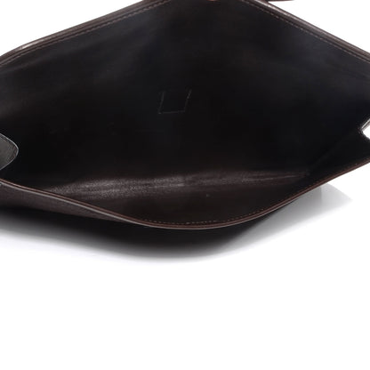Hermes Box Pony Hair Jige Elan 29 Clutch Chocolate 5 of 7