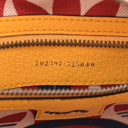 Gucci X ADIDAS Textured Dollar Calfskin Web Trefoil Logo Embossed Mini Bowling Bag Crop Black 7 of 11