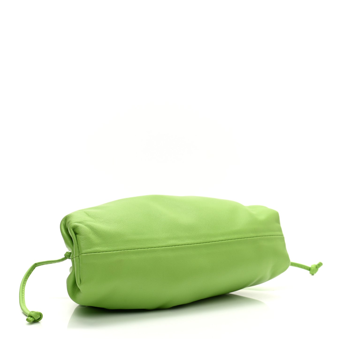Butter Calfskin The Mini Pouch Acid Green