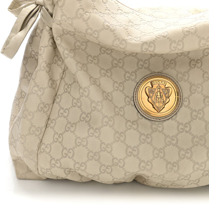 Gucci Guccissima Medium Hysteria Tote Ivory 9 of 12