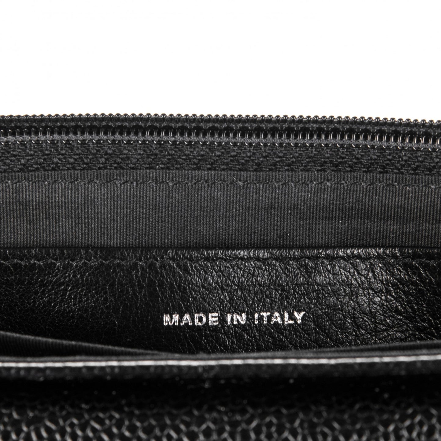 Caviar Half Moon Wallet On Chain WOC Black