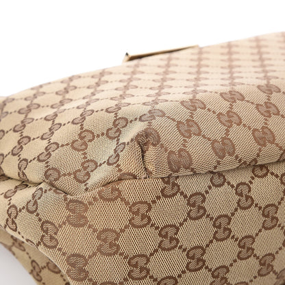 Gucci Monogram Large New Ladies Web Hobo Dark Brown 10 of 12