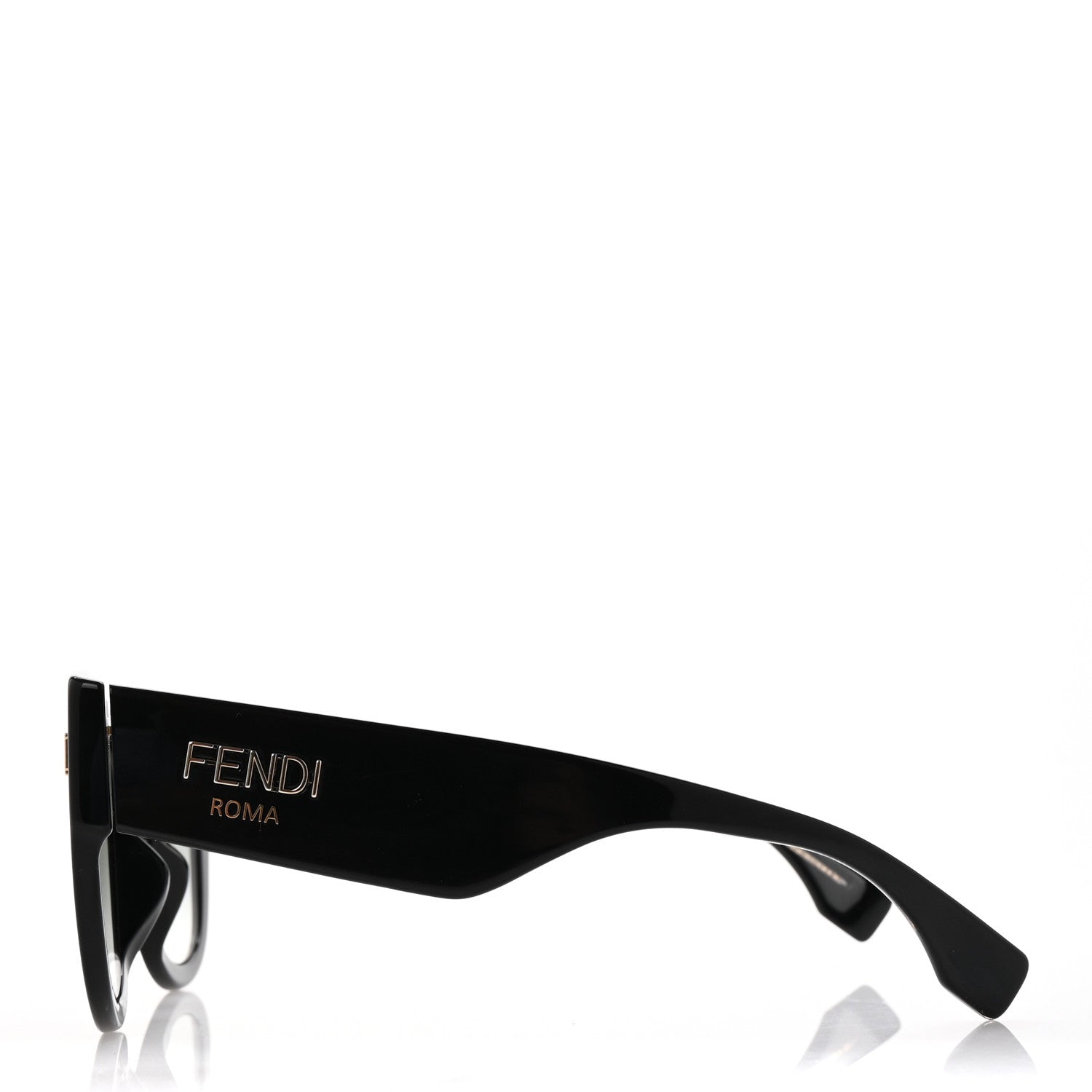 Fendi Acetate Cat Eye Sunglasses FF0452/F/S Black 3 of 8