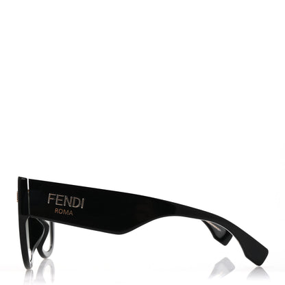Fendi Acetate Cat Eye Sunglasses FF0452/F/S Black 3 of 8