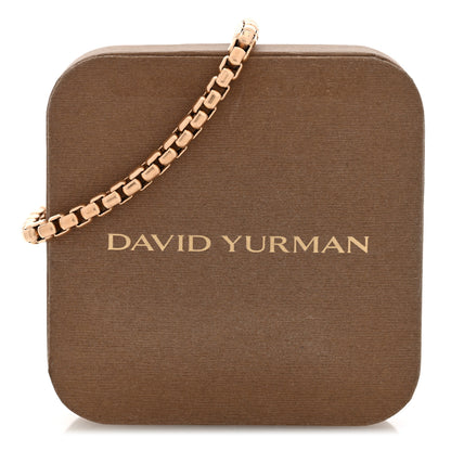 David Yurman 18K Rose Gold 5mm Box Chain Bracelet 4 of 4