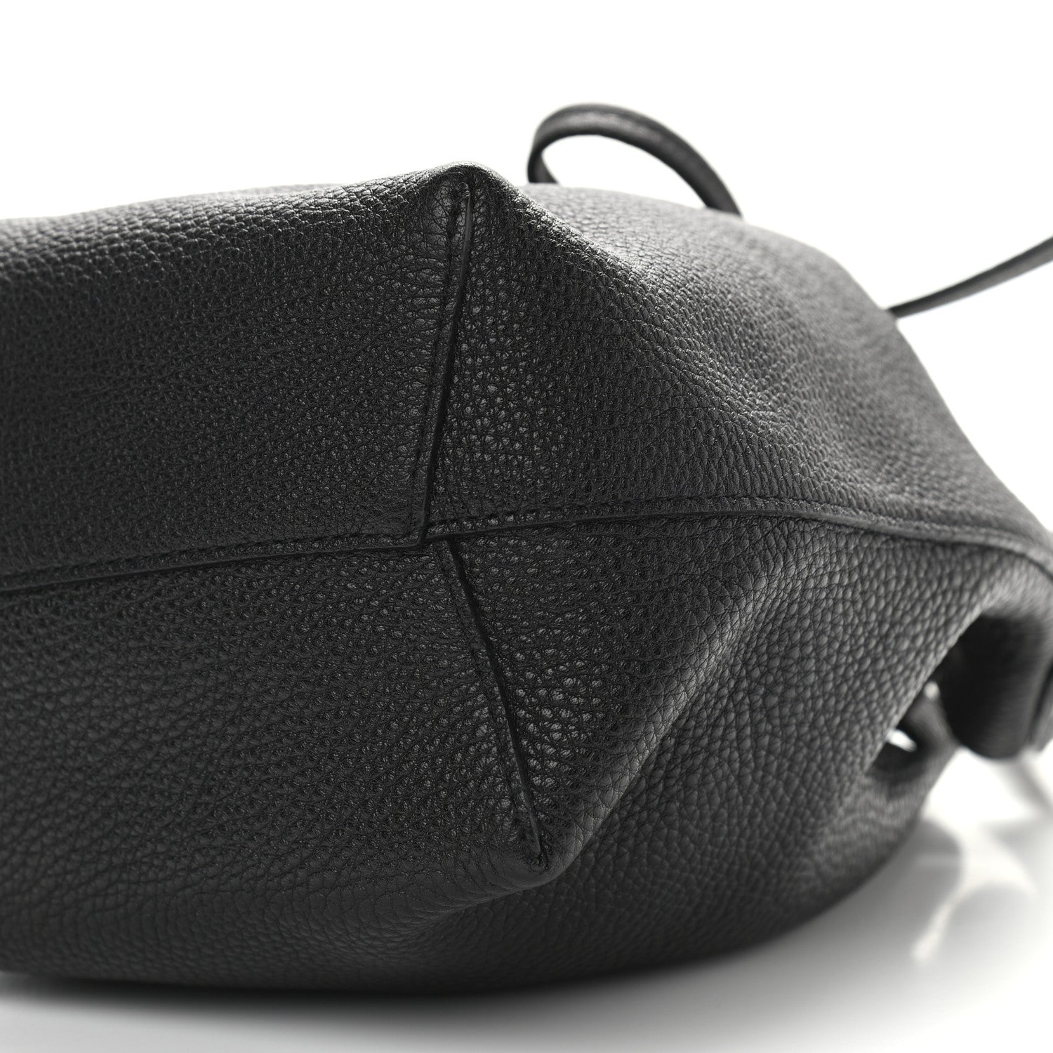 Mansur Gavriel Tumbled Calfskin Mini Bucket Bag Black 10 of 12