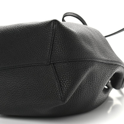 Mansur Gavriel Tumbled Calfskin Mini Bucket Bag Black 10 of 12