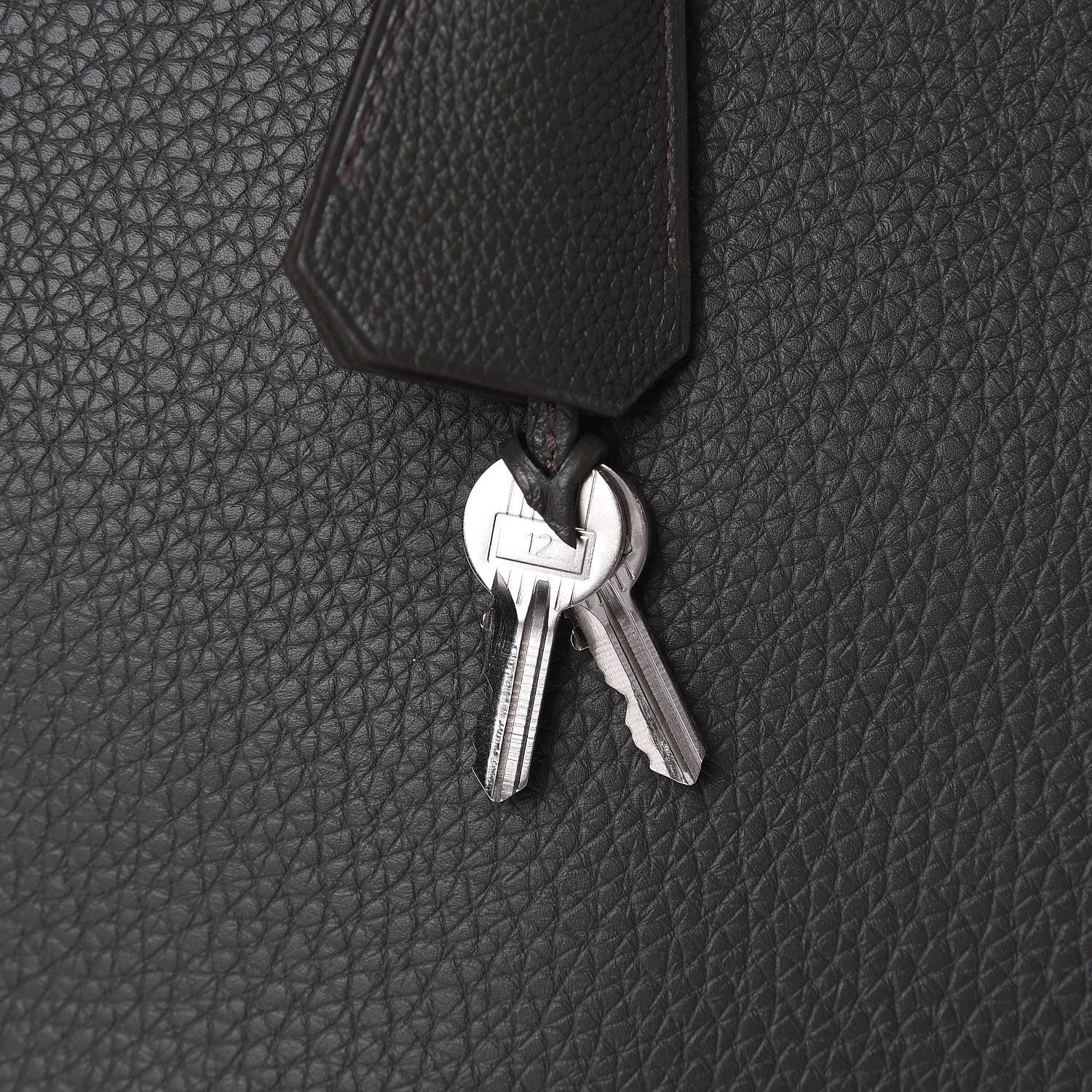 Hermes Taurillon Clemence HAC Birkin 40 Vert De Gris 28 of 30