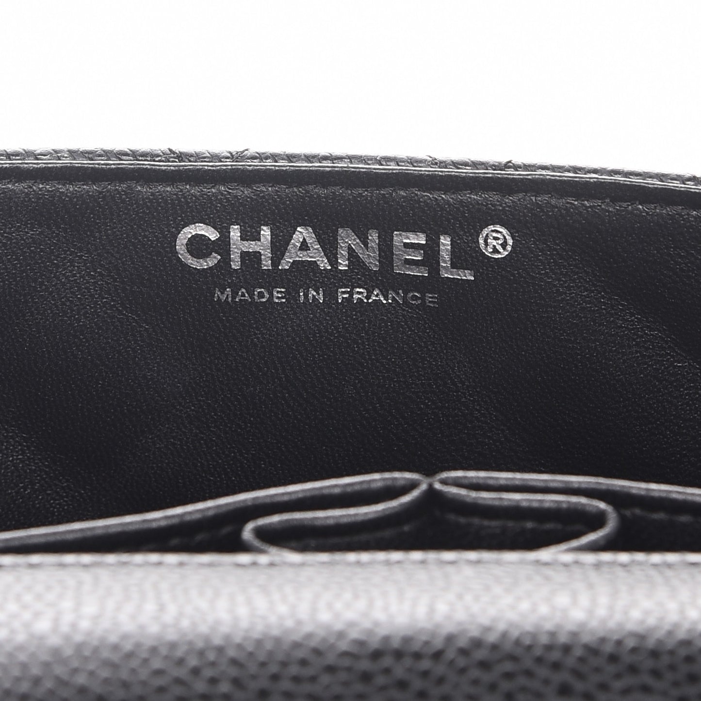 Caviar Quilted East West Flap Black