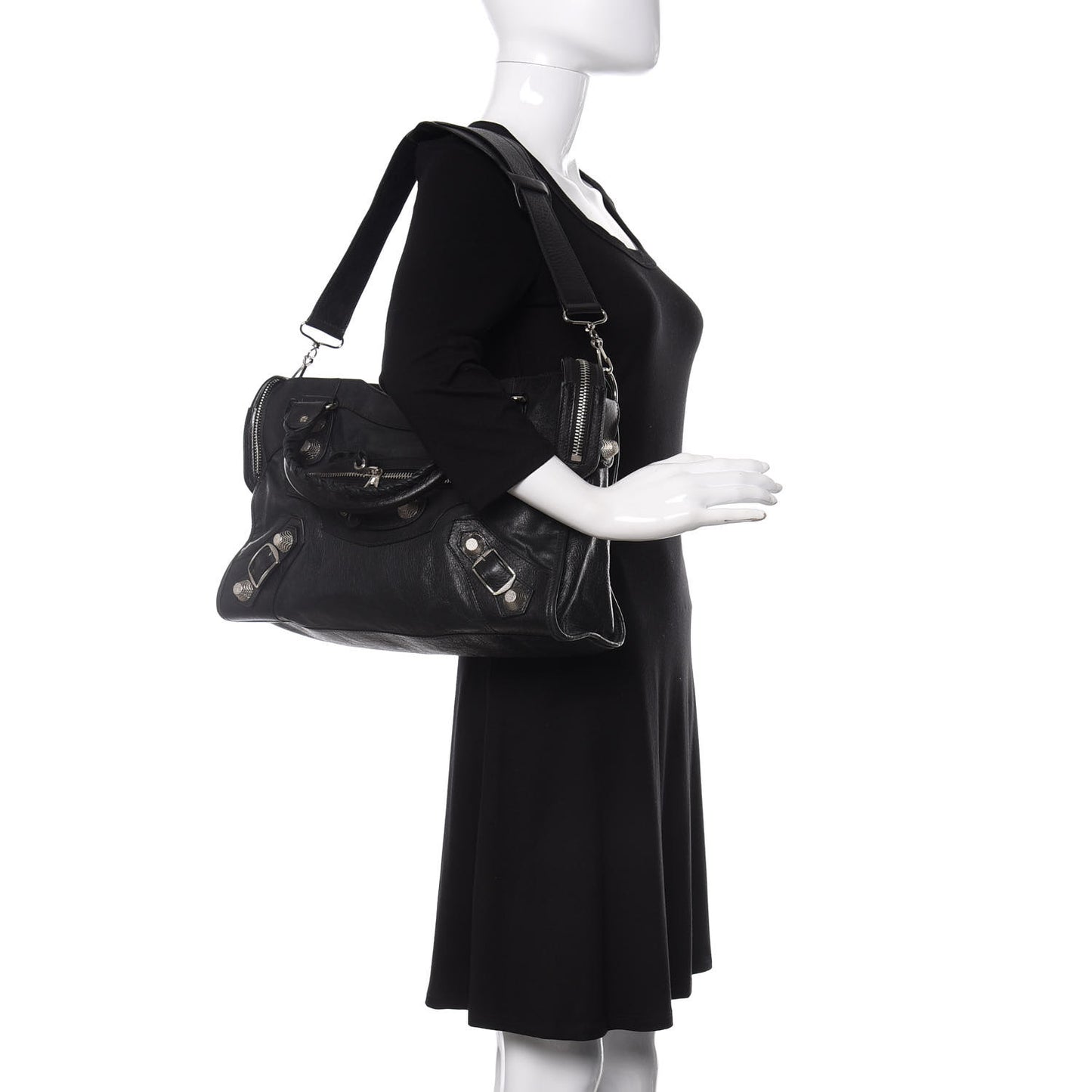Agneau Giant 21 Silver Hardware City Black